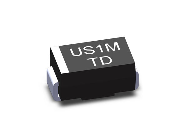 Oberflächen-Berg-ultraschneller Plastikgleichrichter US1M Uf 4007 Smd Dioden-SMA