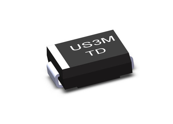 US3M High Voltage Ultra schnelles Plastik-SMC Paket der Wiederaufnahme-Gleichrichterdiode-3A 1000V